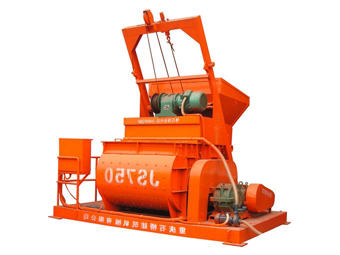 Guangxi JS750 double horizontal shaft forced mixer